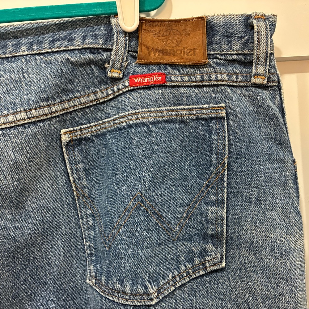 Vintage Wrangler light faded jeans